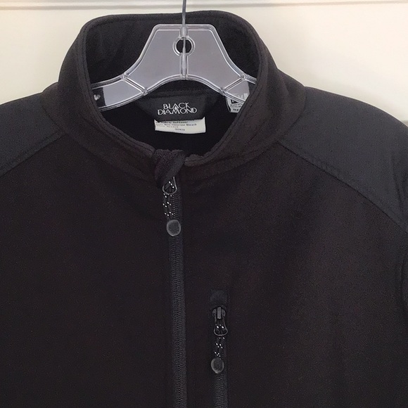 Black Diamond Full Zip Black Men’s Performance Jacket - Picture 1 of 9